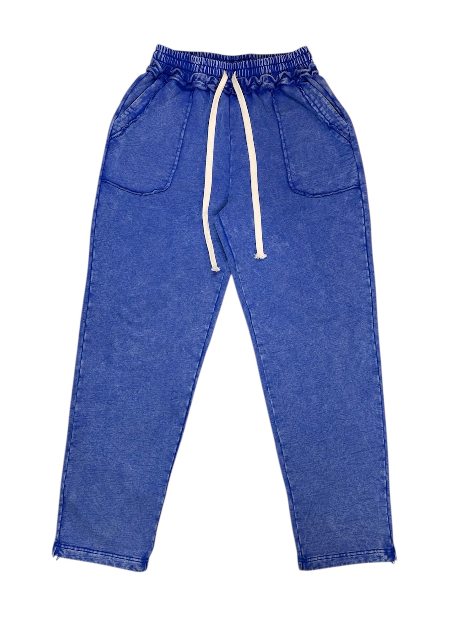WASHED SWEAT PANTS blue