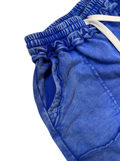 WASHED SWEAT PANTS blue