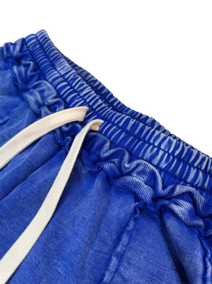 WASHED SWEAT PANTS blue