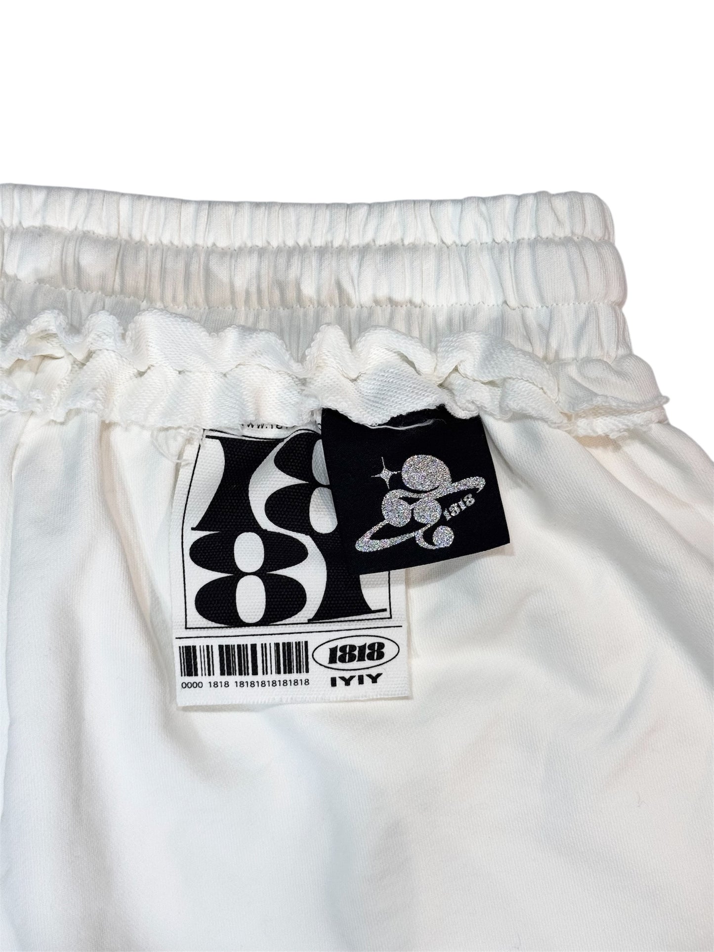 WASHED SWEAT PANTS white