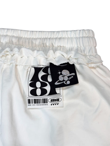 WASHED SWEAT PANTS white