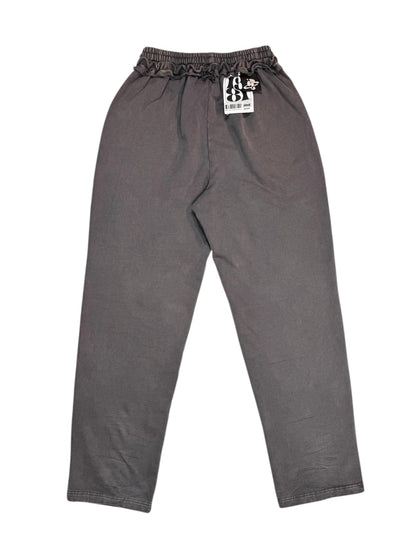 WASHED SWEAT PANTS black