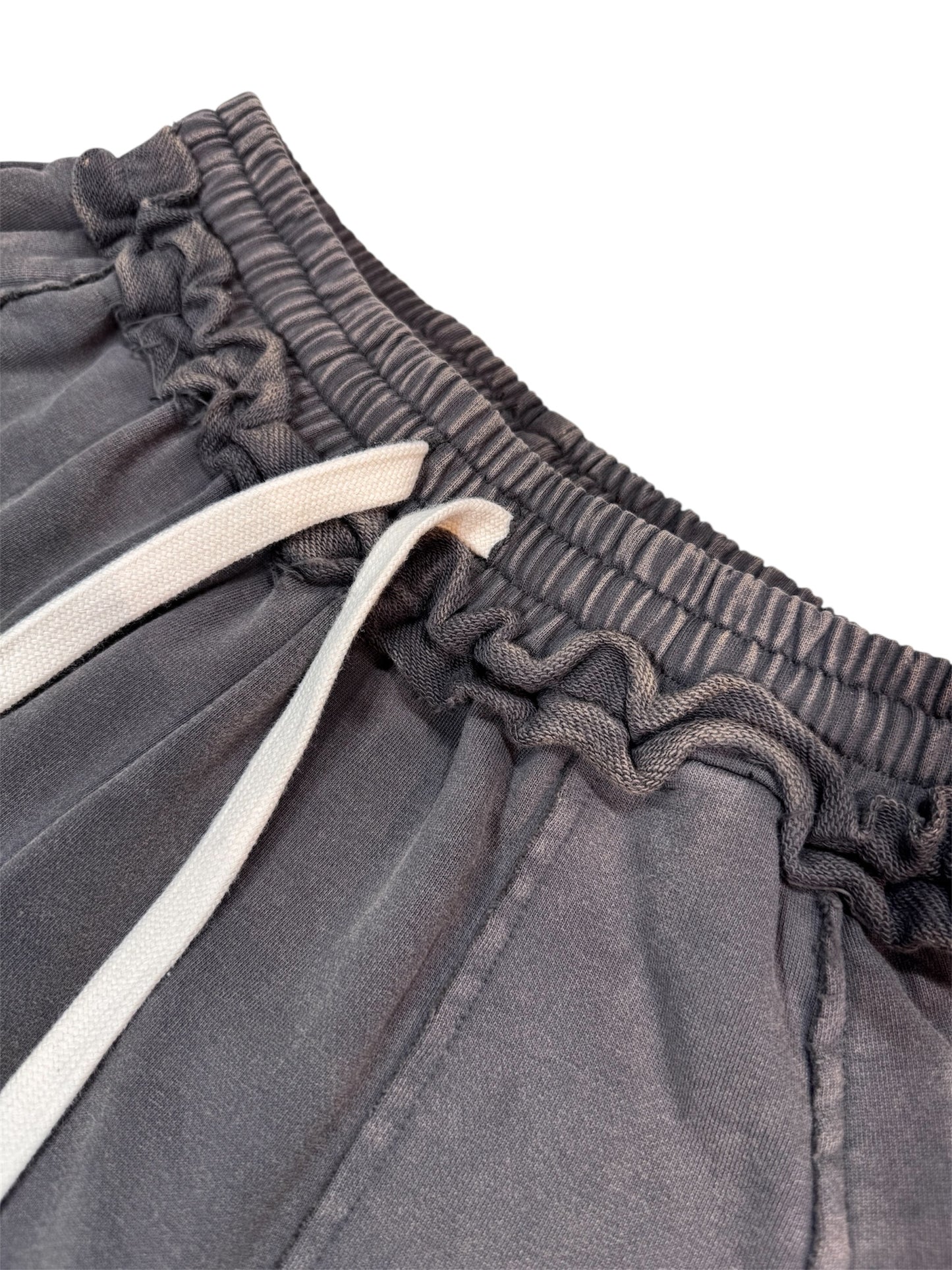 WASHED SWEAT PANTS black