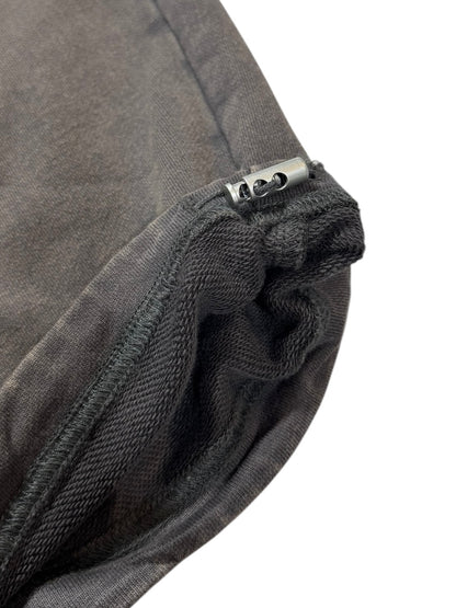 WASHED SWEAT PANTS black