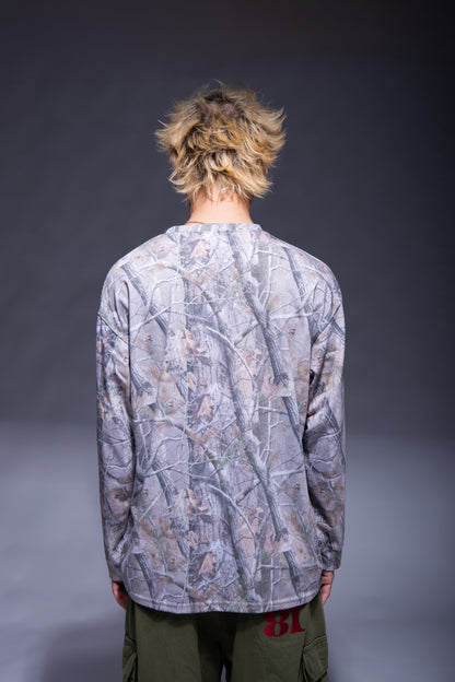 CAMO L/S T-SHIRT khaki