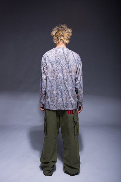 CAMO L/S T-SHIRT khaki