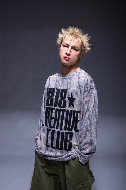 CAMO L/S T-SHIRT khaki
