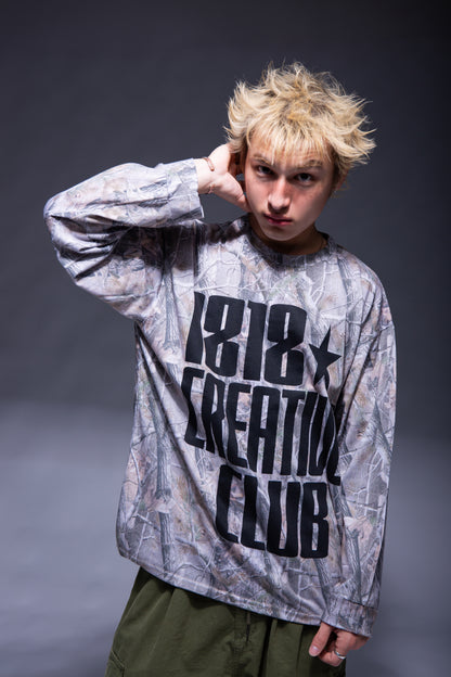 CAMO L/S T-SHIRT khaki