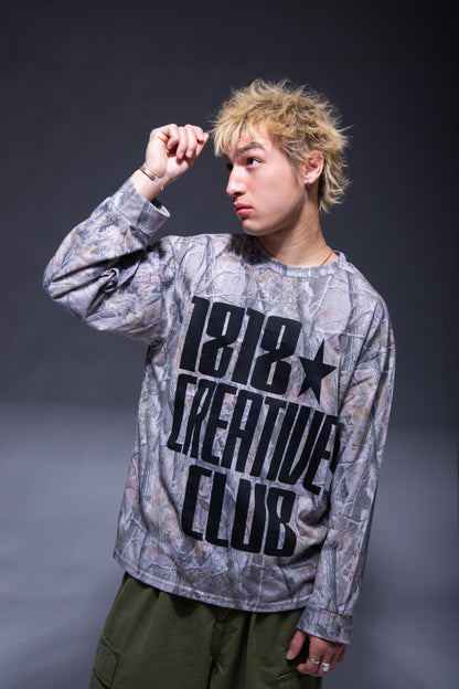 CAMO L/S T-SHIRT khaki
