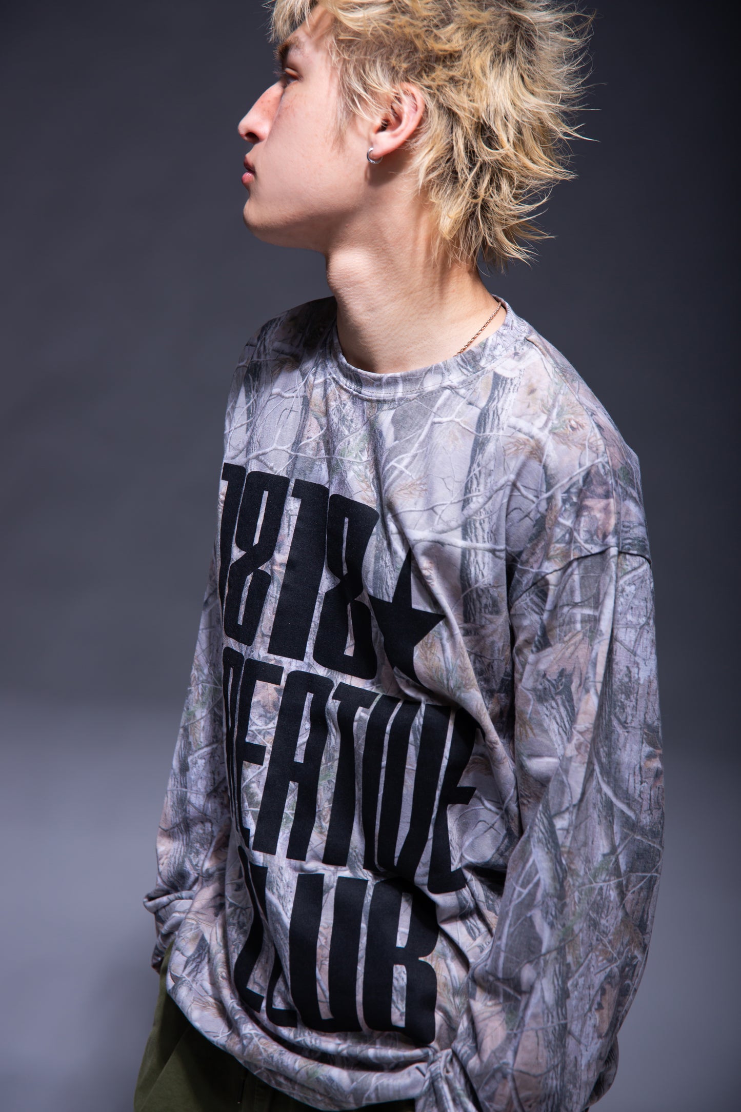 CAMO L/S T-SHIRT khaki