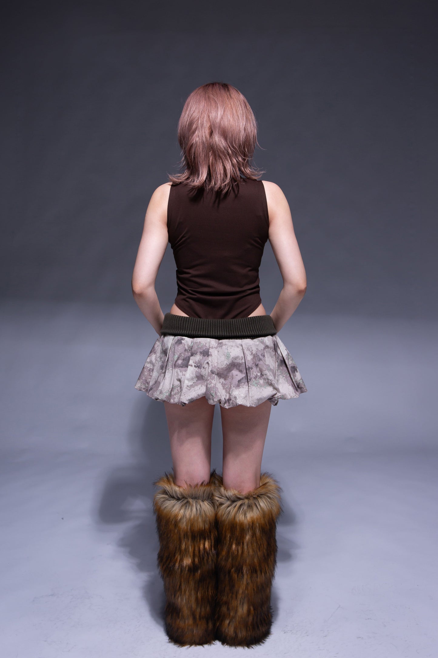 BODYSUIT TANK TOP brown