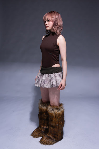 BODYSUIT TANK TOP brown