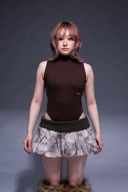 BODYSUIT TANK TOP brown