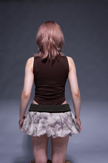 BODYSUIT TANK TOP brown