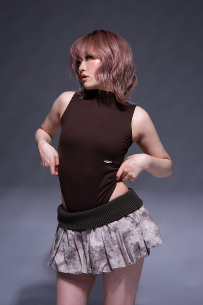 BODYSUIT TANK TOP brown