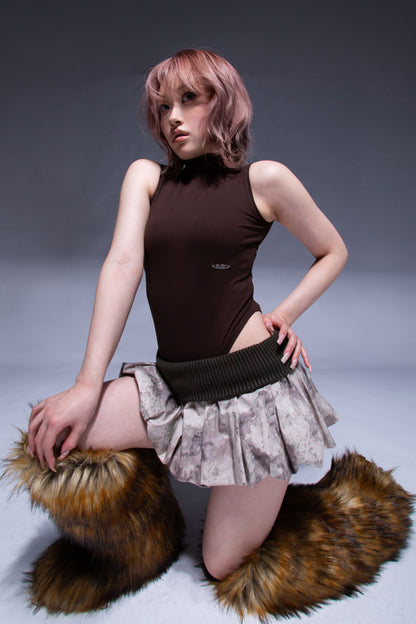 BODYSUIT TANK TOP brown