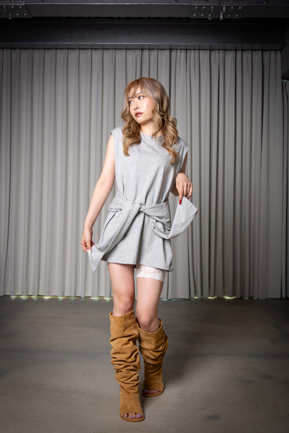 2WAY TANKTOP gray