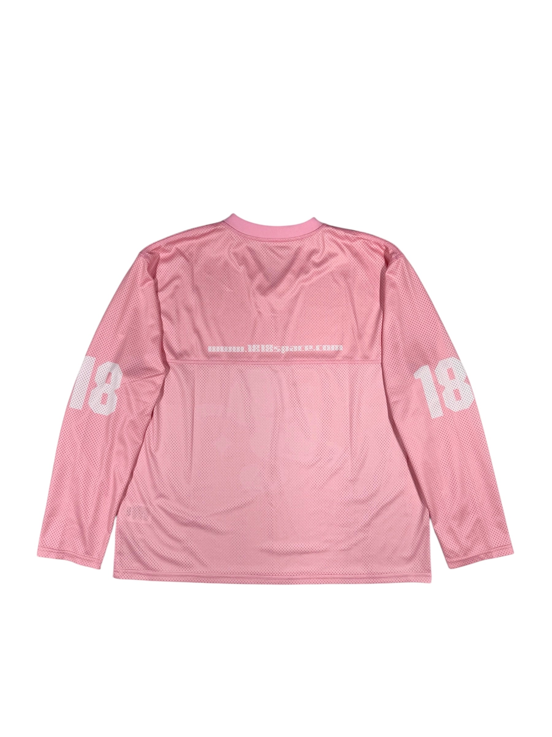 1818 MESH TEAM L/S TEE pink メッシュ ユニフォーム MESH TEAM L/S TEE pink – 1818