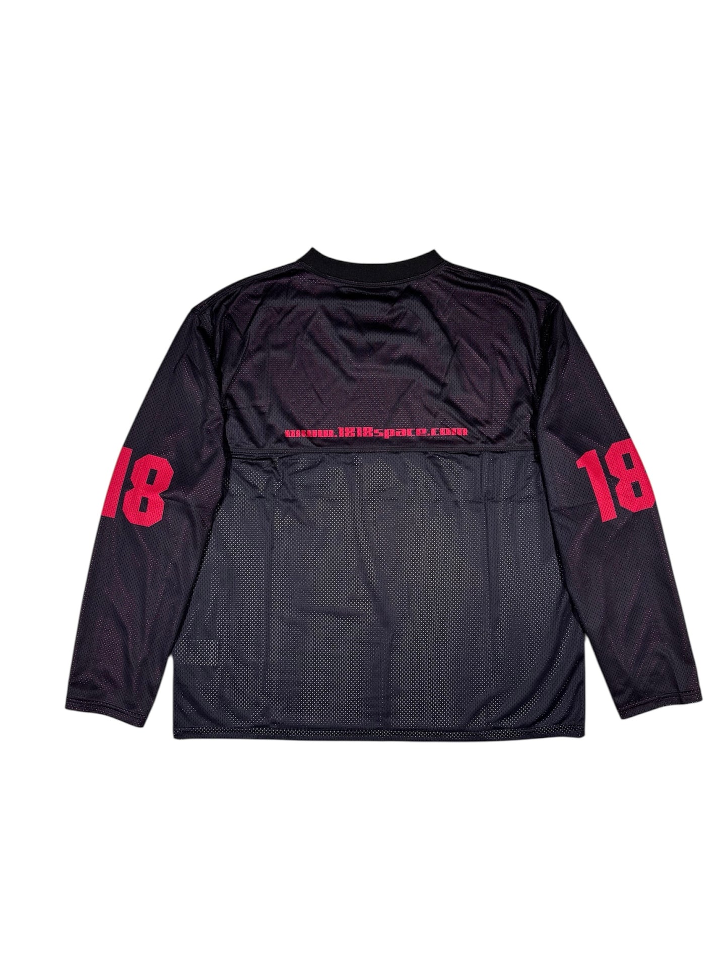 MESH TEAM L/S TEE black