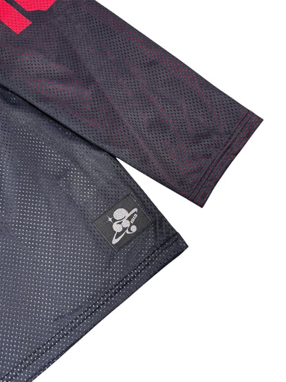 MESH TEAM L/S TEE black