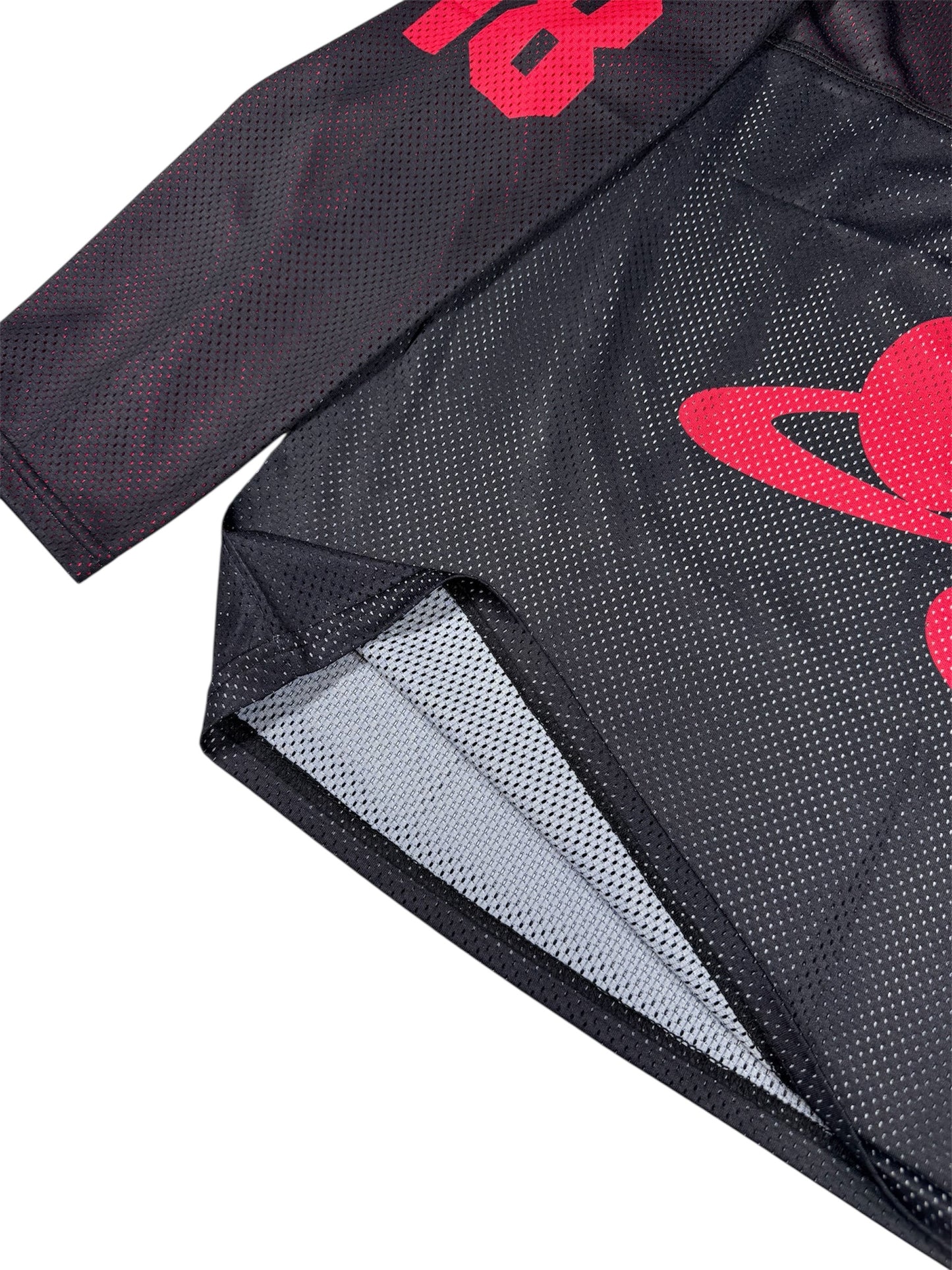 MESH TEAM L/S TEE black