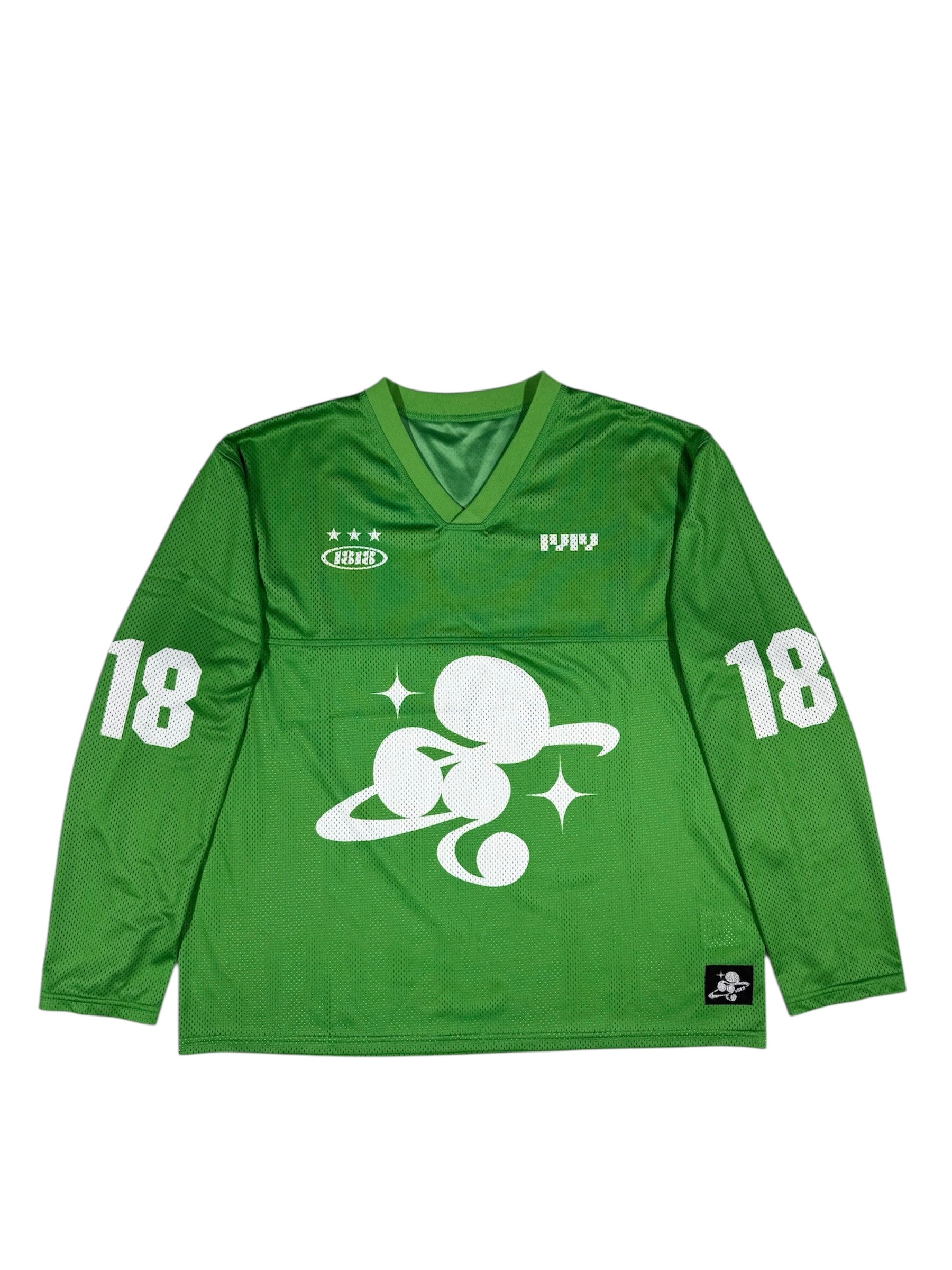 DECEMBERMAY メッシュグリーンシャツ MESH TEAM L/S TEE green – 1818