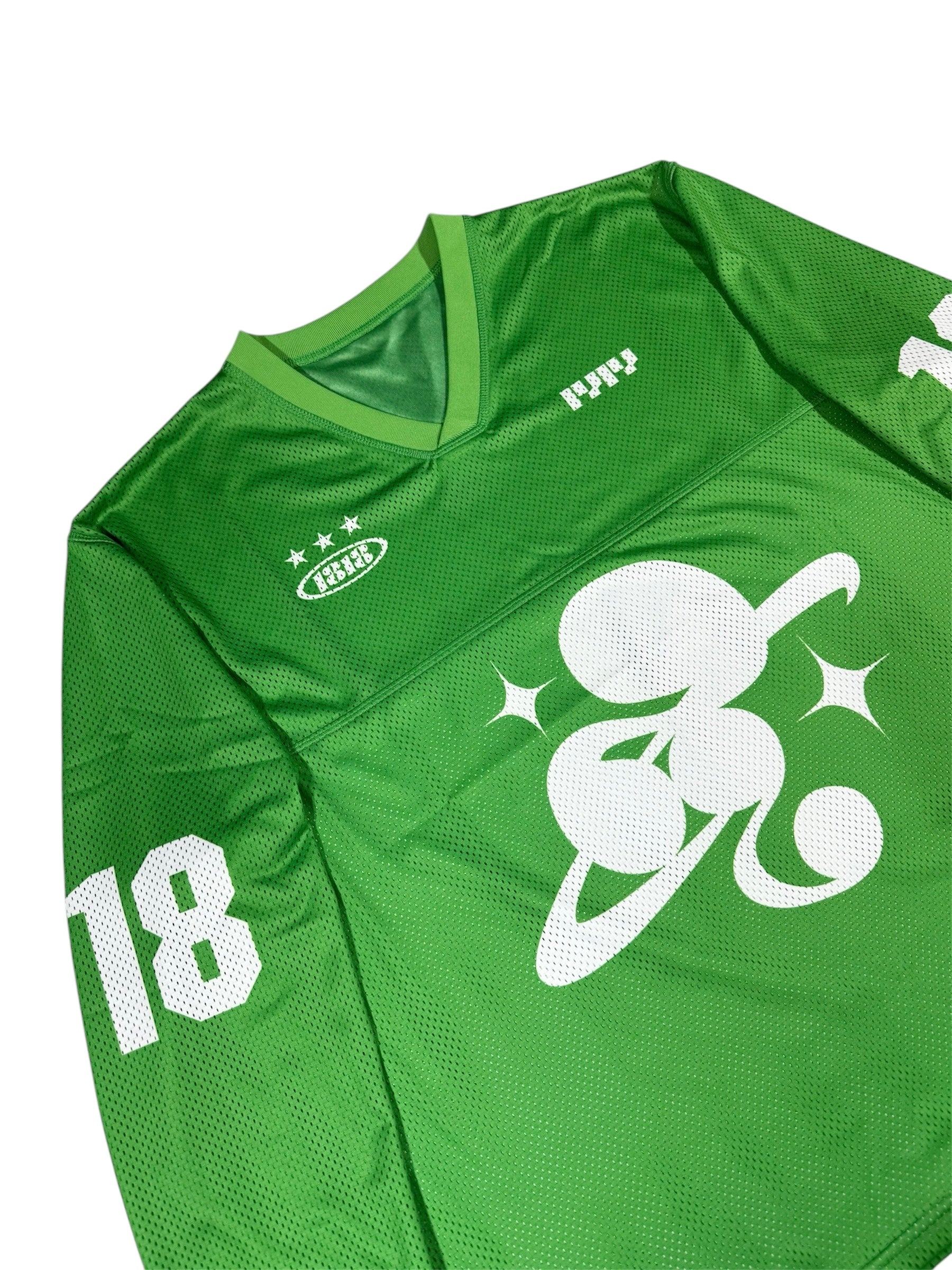 MESH TEAM L/S TEE green – 1818