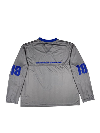 MESH TEAM L/S TEE gray