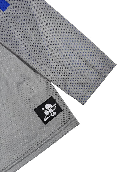 MESH TEAM L/S TEE gray
