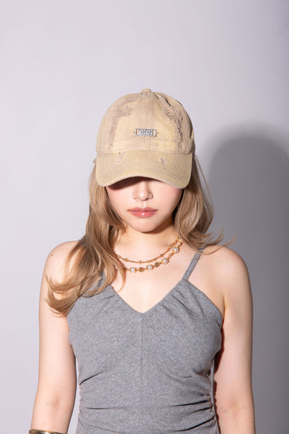 1818 DAMAGE CAP beige
