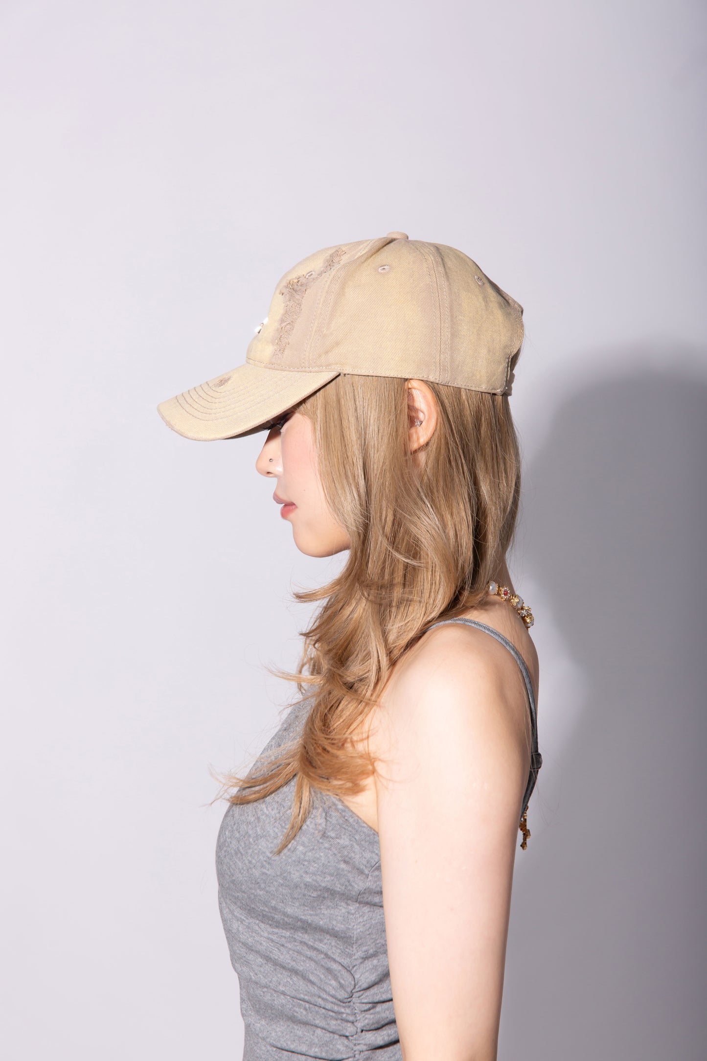 1818 DAMAGE CAP beige