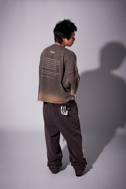 WASHED BIG TEE gray