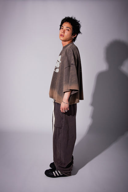 WASHED BIG TEE gray