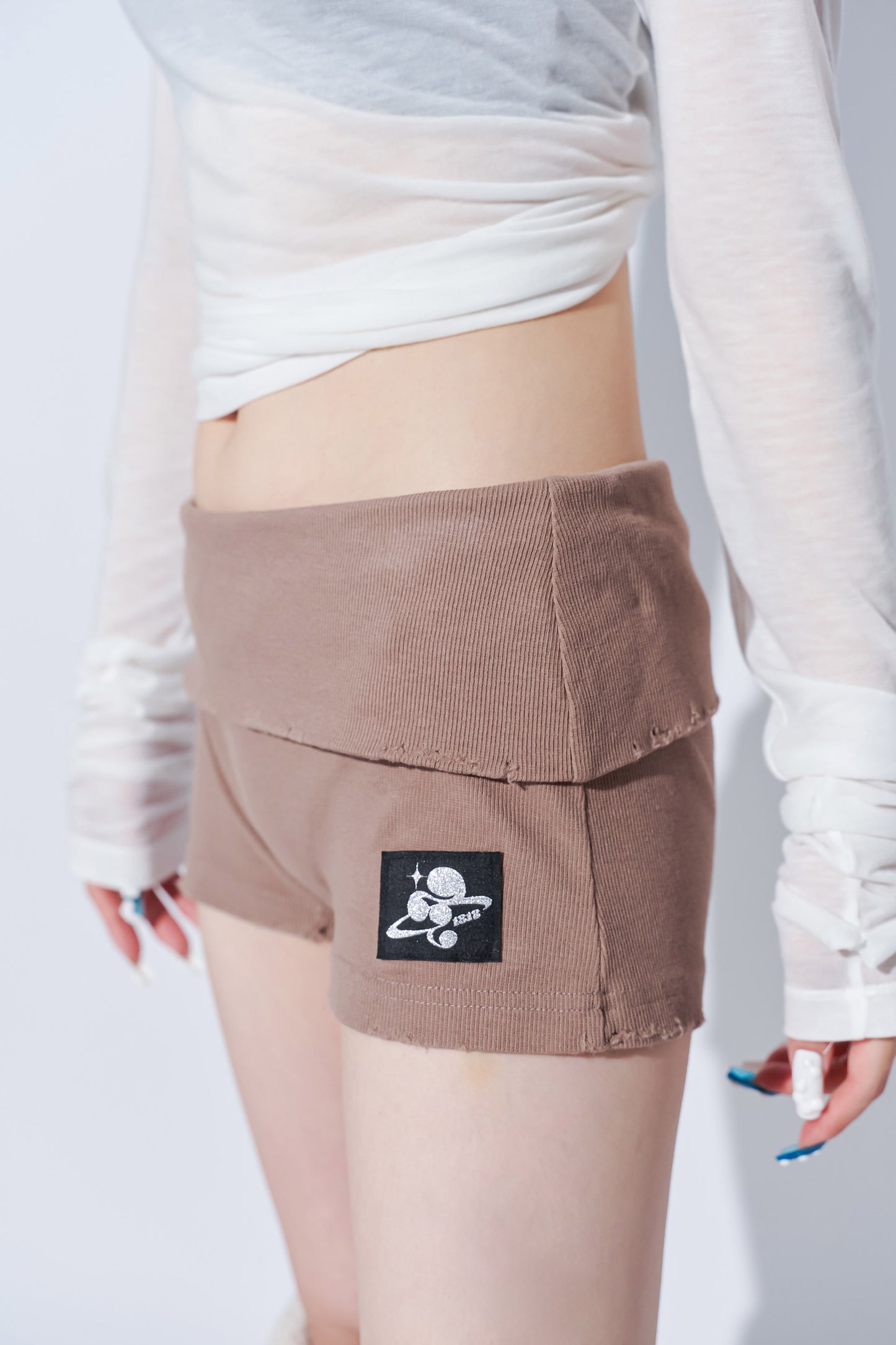 DAMAGE HOT PANTS brown