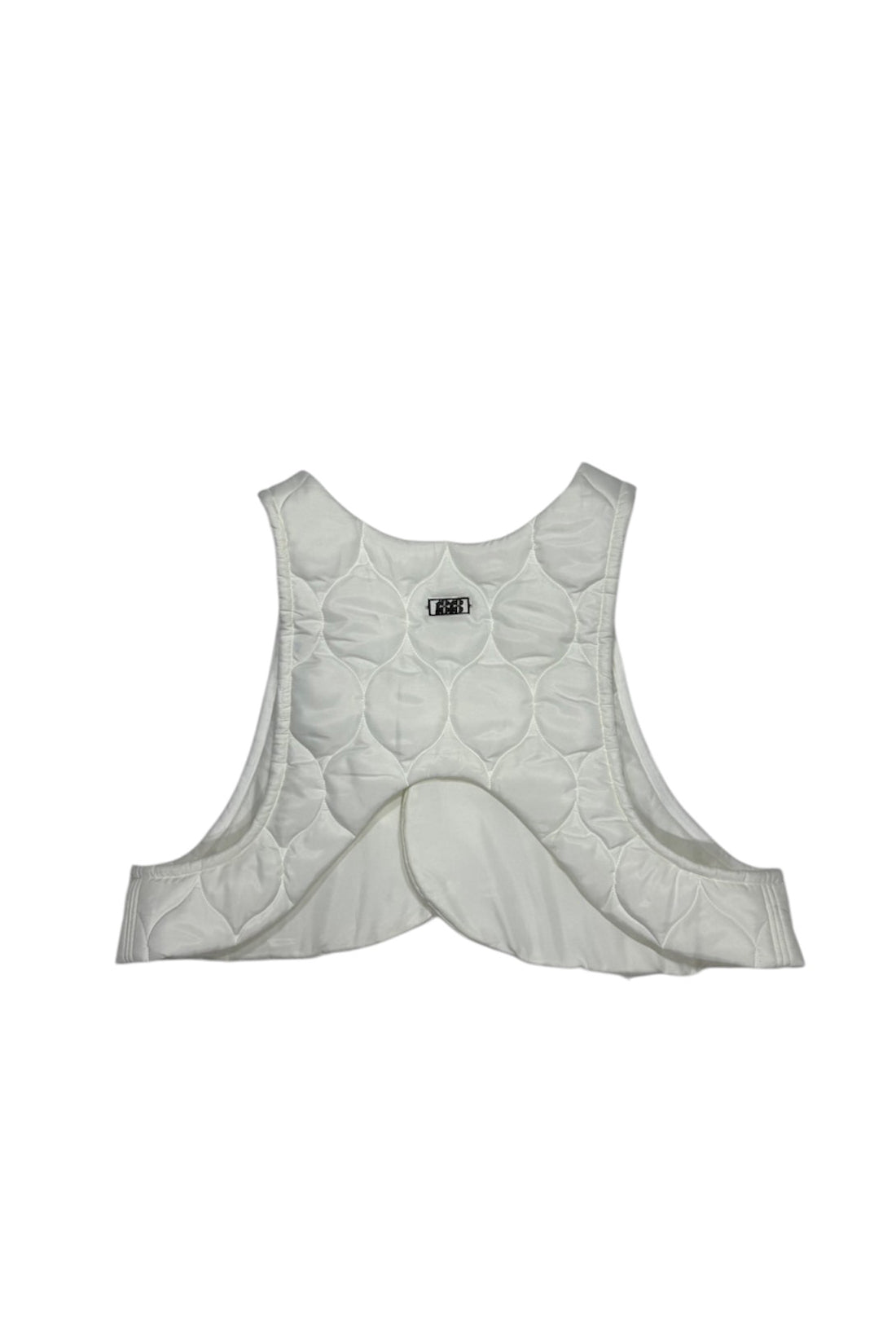 QUILTING VEST white